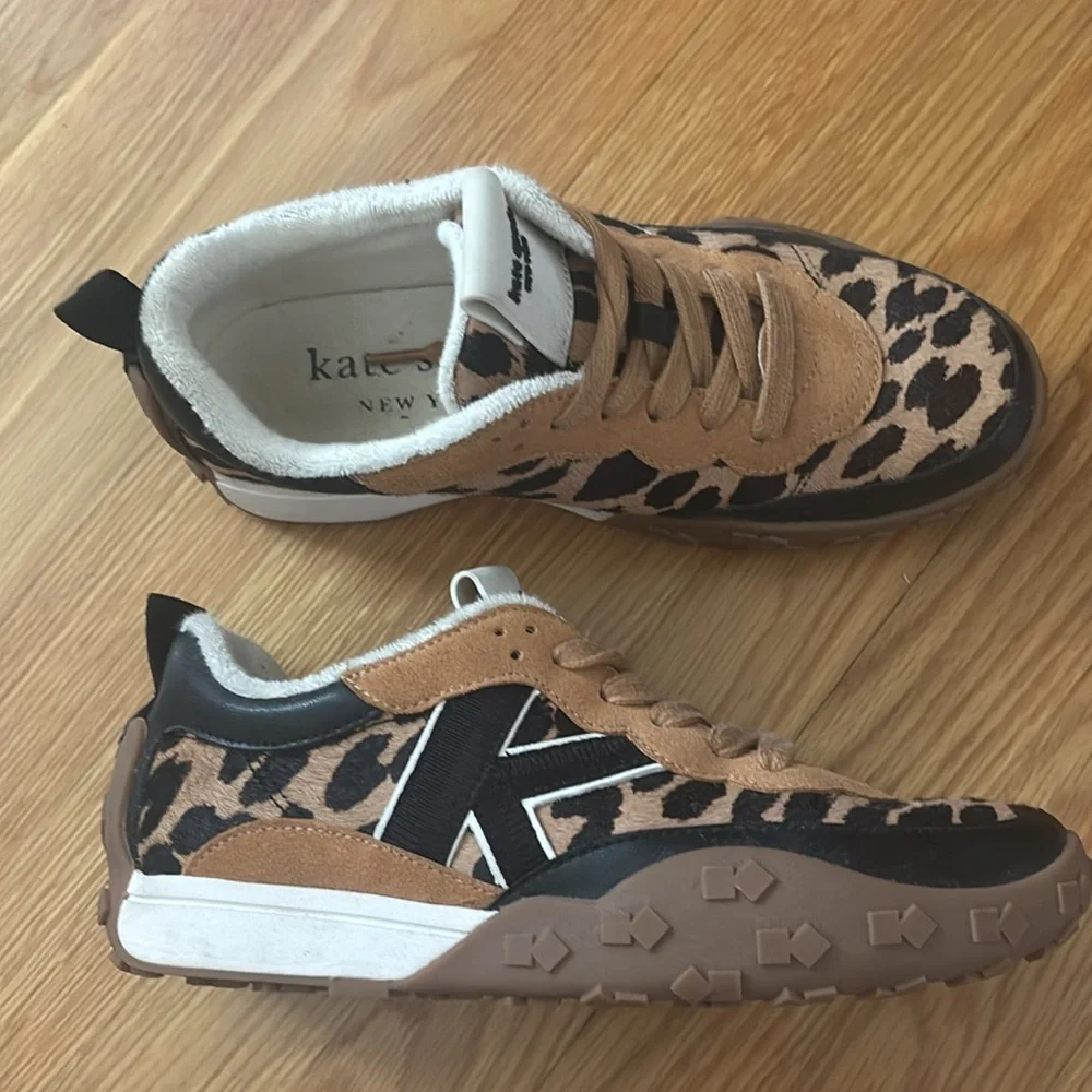 “K as in Kate” Kate spade ♠️ leopard calf hair sneakers